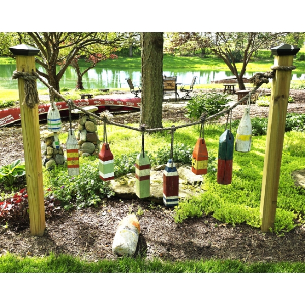 Buoy Rope Outdoor Garland - Comes with 4x4s - Customer to Remove