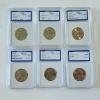 Image 1 : Six Assorted Years Sacagawea Dollar Coins Each Graded IGS MS65 - See Photos! 