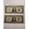 Image 1 : 2 - 1957 United States Washington $1.00 Silver Certificates In Protective Holders 
