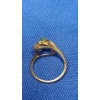 Image 5 : Vintage 14K Gold Emerald And Diamond Bypass Ring - Size 5 - Weight: 2.6g