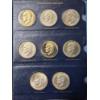 Image 7 : 32 Pc Set In Collectors Book - 1971 - 78 Eisenhower (IKE) Dollar Set Uncirculated - Pos Some Silver?