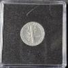 Image 7 : (4) Silver Coins - Kennedy Half (40%), War Nickel (35%),  Mercury Dime (90%), Standing Liberty (90%)