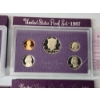 Image 3 : x4 United States Mint Proof Sets: 1985, 1986, 1987, 1988