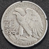 Image 4 : Lot of US Silver Coins - FV $2.40 - Walking Liberty Half is Notched - 46.6 Grams total weight