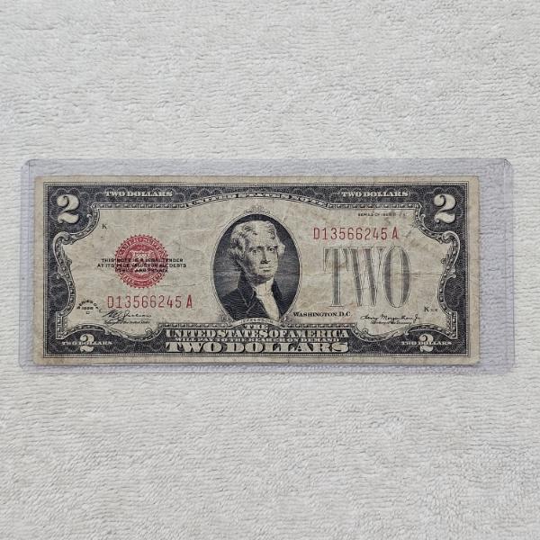 1928-D $2 United States Red Seal Note