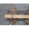 Image 3 : Three Gorgeous Matching Cast Iron Electric Light Wall Sconces 