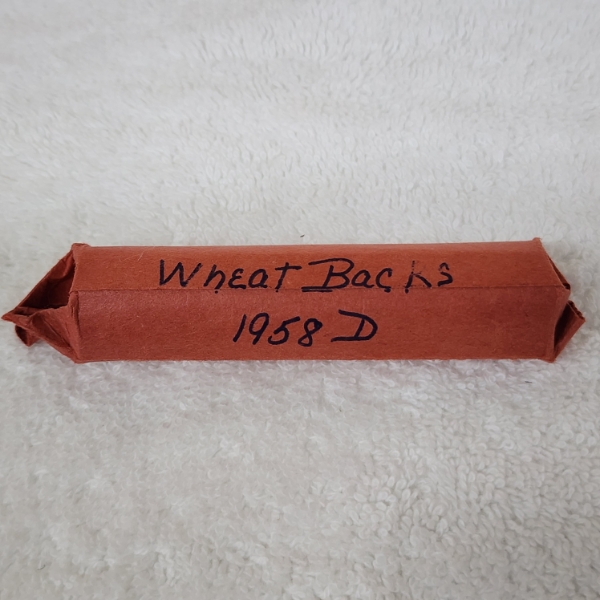 $0.50 United States Wheat Penny Roll ~ Uncounted, Unsearched & Unverified! ~ 50 U.S. WHEAT PENNIES!
