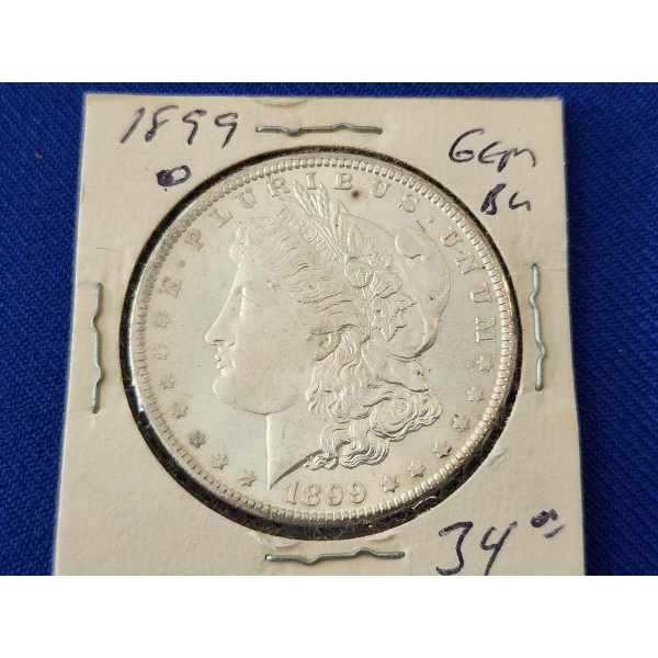 1899-O GEM BU 90% Silver Morgan Dollar