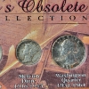 Image 5 : America's Obsolete Coin Collection Including 90% Silver Quarter, & Dime / Steel Cent & Buffalo Nicke