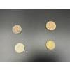 Image 1 : 4 Foreign Coins - Japanese Yen 10 cents - 1980 Barbados 25 cent piece - UK Half Penny 1959 