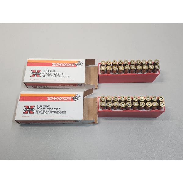 2 Full Boxes of Winchester Super-X 300 Savage 180 GR Rifle Ammunition