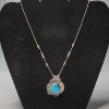 Image 1 : Gorgeous Detailed Navaho Turquoise Necklace