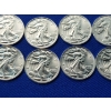 Image 2 : Lot of (10) 1/10th troy oz Walking Liberty Silver Rounds .999 Silver - 1 oz Silver Total!