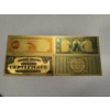 Image 3 : 4 - Limited Edition U.S. Gold Foil Bills Including $10 Buffalo Note