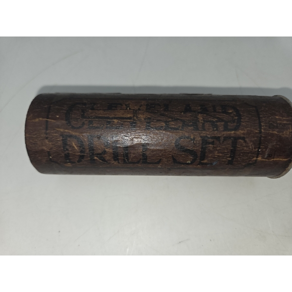 Cleveland Vintage Wooden Drill Bit Holder