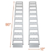 Image 2 : NEW IN PLASTIC Cargo Smart Aluminum S-Curve Fixed Ramp With Treads ~ 12" WIDE X 90" LONG ~