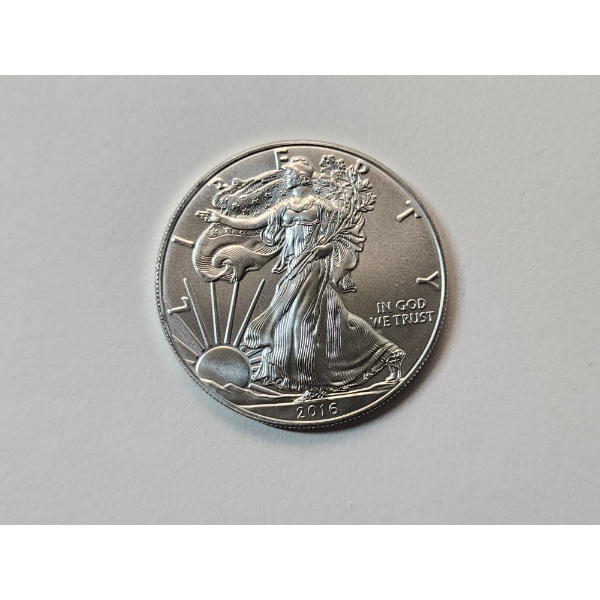 2016 American Eagle 1 Oz 99.9% Fine Silver Dollar