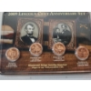Image 2 : x3 Untied States Mint 2009 Lincoln Cent Anniversary 4-Coin Sets 