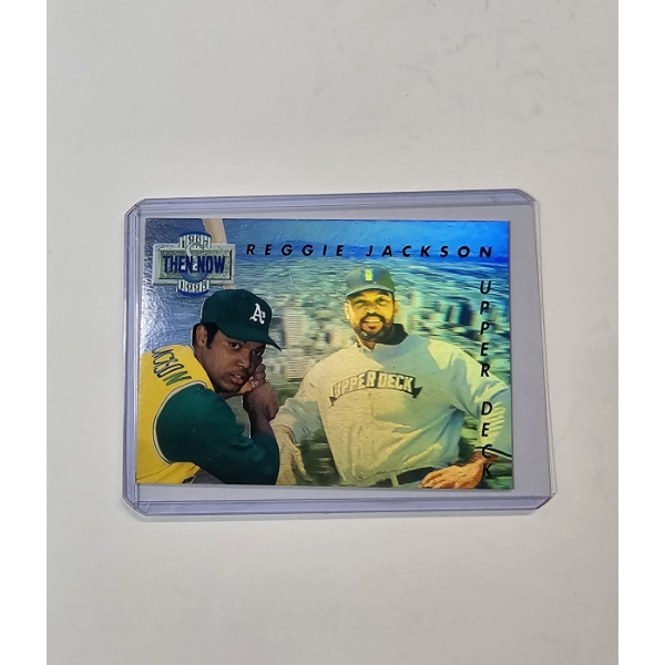 MLB 1993 Upper Deck Then and Now Reggie Jackson #TN16 