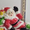 Image 3 : Vintage 1970 Empire Plastic Corporation Tabletop Santa Sleigh Christmas Lighted Blow Mold