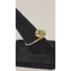 Image 3 : Vintage Style 14K Yellow Gold Plumb Jadeite Ring - Size 6 - Weight: 3.6g