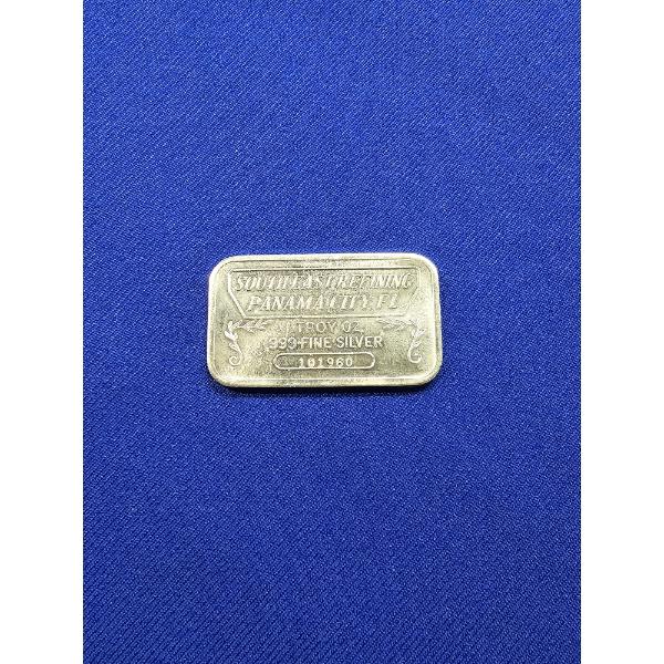 Southeast Refining Vintage Panama City 1 oz .999 Fine Silver Bar