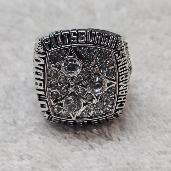 1978 Pittsburgh Steelers NFL Super Bowl XIII Championship Terry Bradshaw #12 Ring - Size 11