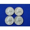 Image 1 : x4 Assorted Years U.S. 90% Silver Washington Quarters FV: $1.00