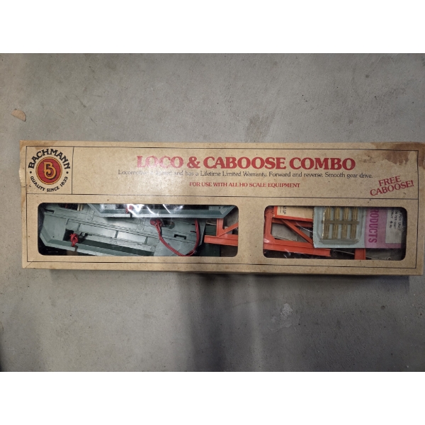 HO Scale Bachman Loco/Caboose Combo In Box. Great Condition
