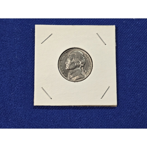 1970 Jefferson Nickel in Protective Sleeve - Mint Condition