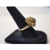 Image 2 : Incredible 14K Yellow Gold Stacked Cluster Diamond Cocktail Ring - Size 6.5 - TW: 7.7g