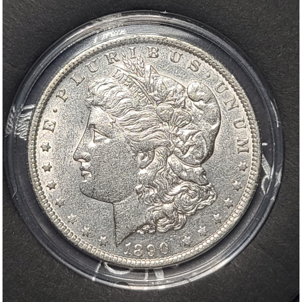 1890-O 90% Silver Morgan Dollar In United States Of America Genuine U.S Mint Coinage Holder