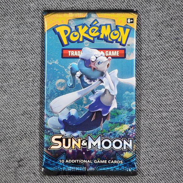 SEALED VINTAGE Pokemon Sun & Moon 10 Card Booster Pack ~ Guaranteed Rare in Each Pack!
