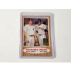 Image 1 : 1996 Topps "Managers' Dream" Baseball Card Mickey Mantle & Willie Mays #18 - Mint Condition