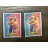 Image 1 : 1986 Topps Garbage Pail Kids - Half-Nelson & Glandular Angela - 118a & 118b - Mint Condition