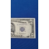 Image 3 : Series 1953 $5 Blue Seal Bank Note With Priest And Anderson Signatures - Face Value: $5.00