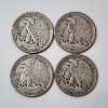 Image 2 : Four Assorted Years United States 90% Silver Walking Liberty Half Dollars - Face Value: $2.00