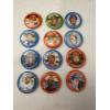 Image 1 : 1984 Hall Of Fame MLB Baseball Fun Food Baseball Buttons - Rare Collection - Mint Condition
