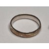 Image 2 : Sterling Silver Wedding Band (Size 12) & Pave-set Diamond Stud Earrings - Total Weight: 7.1g