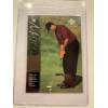 Image 1 : 2001 Upper Deck Tiger Woods Rookie Golf Card In Protective Holder - High Grade - Mint Condition