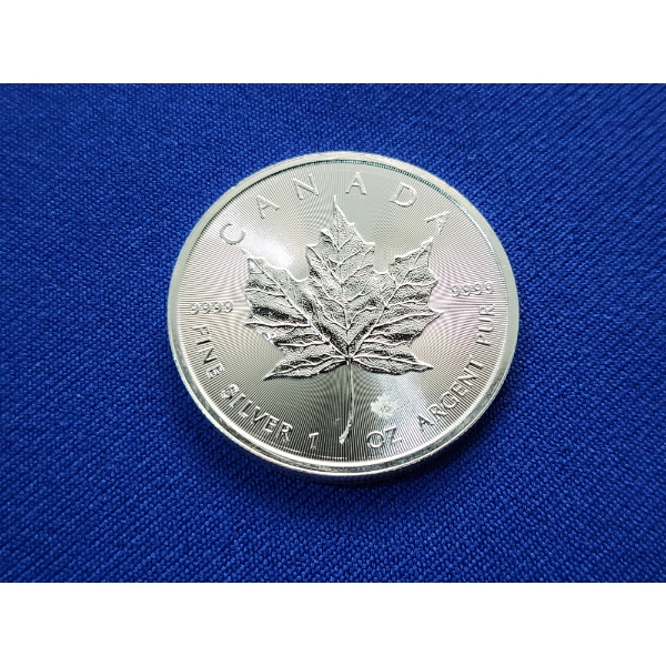 2017 Canada Maple Leaf Queen Elizabeth II 1oz 9999 Fine Silver $5 Coin