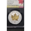 Image 3 : 2019 NGC Canadian 4Oth Anniversary PF 70 REV PF GILT Incuse $20 1 oz 9999 Silver Maple Leaf 