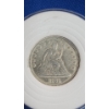 Image 2 : Encapsulated 1876 Seated Liberty Carson City 90% Silver Quarter - Face Value: $0.25
