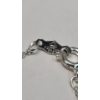 Image 8 : Sterling Silver Necklace & Ring Set With Light Purple Stones - Size 8 - Total Weight: 14.1g