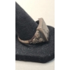 Image 3 : Vintage Buffalo Signet Ring Stamped "850S" With 85% Silver - Size 11 - Weight: 5.4g