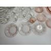 Image 8 : Lot of Assorted Glassware: Pink Depression Glassware, Hobnail Pitcher, Shell Punch Bowl & 12 Cups