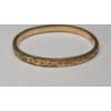 Image 1 : Antique Gold Filled Bangle Style Engraved Bracelet - Weight: 6.4g
