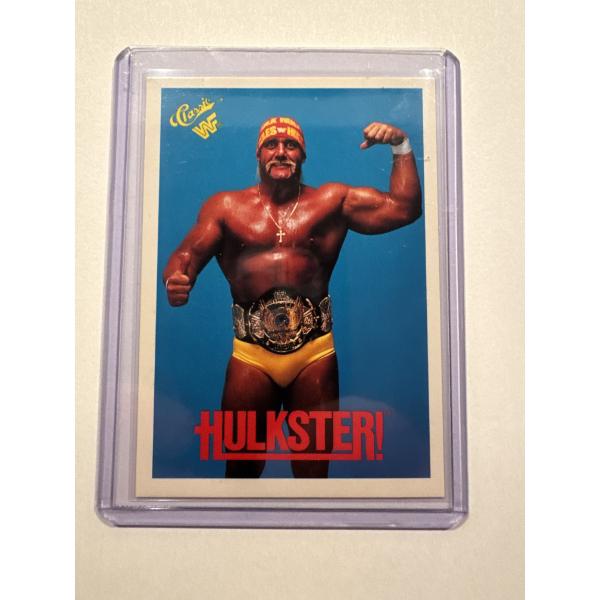 1990 Classic WWF WWE Hulk Hogan Wrestling Trading Card - Mint Condition