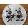 Image 4 : 2023 Niue Two Dollar 1 Oz 999 Silver Disney Mickey & Minnie Mouse Round 