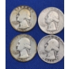 Image 3 : Lot of 20 Assorted Year 90% Silver Washington Quarters, FV $5.00